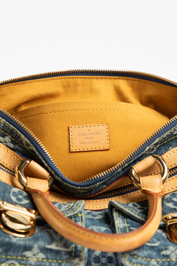 Vintage Louis Vuitton Denim Neo Speedy Bag
