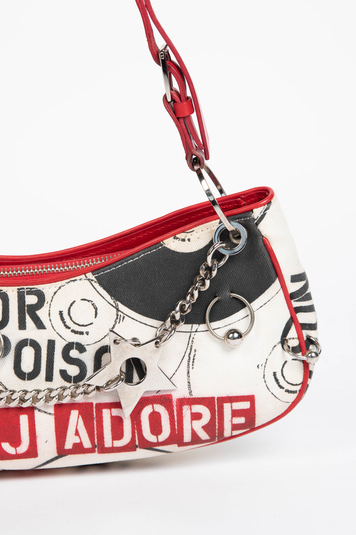 RARE Christian Dior John Galliano Hardcore Piercing Shoulder Bag