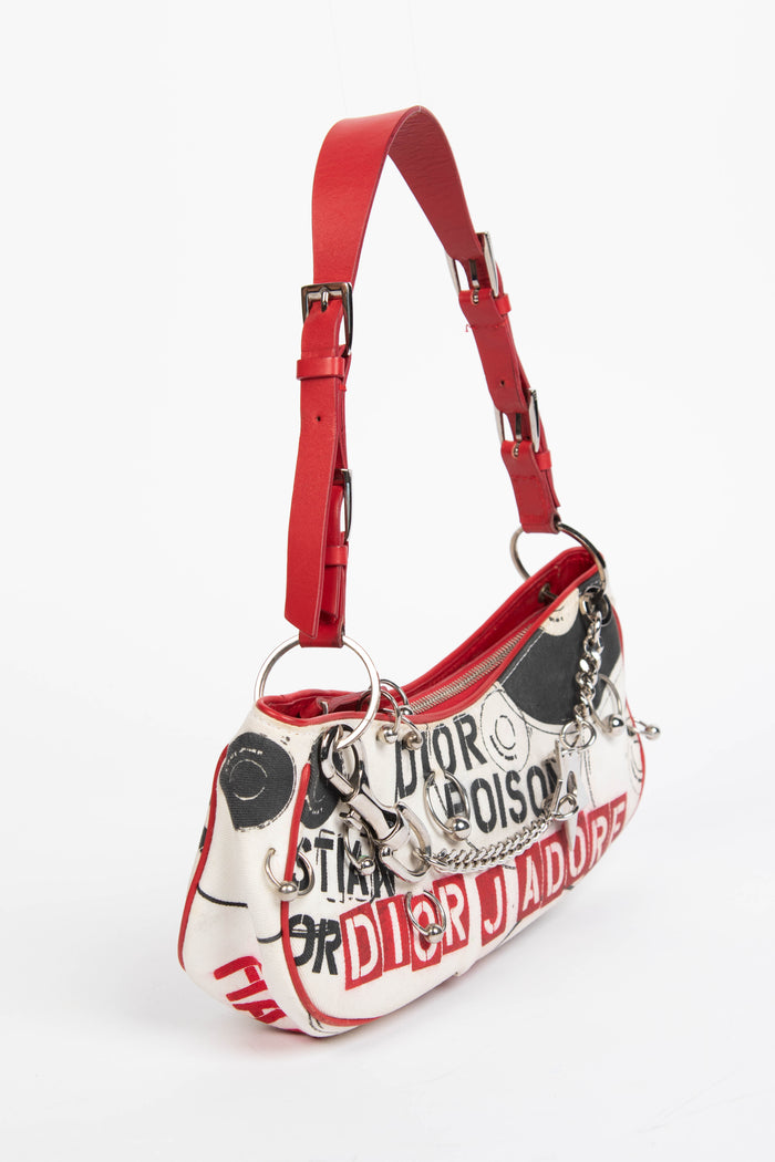 RARE Christian Dior John Galliano Hardcore Piercing Shoulder Bag