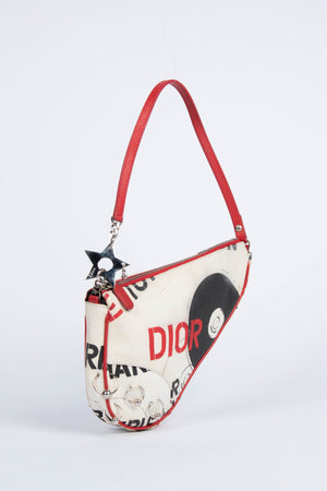 RARE 2000s Christian Dior Hardcore Piercing Saddle Bag