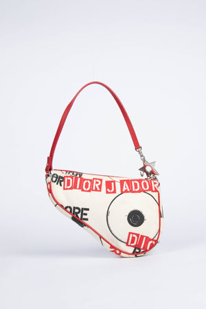 RARE 2000s Christian Dior Hardcore Piercing Saddle Bag