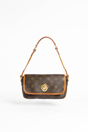 Louis Vuitton Cité Brown Canvas Shoulder Bag (Pre-Owned)