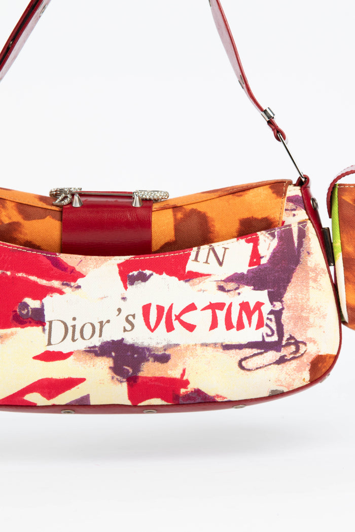 RARE Christian Dior Victim Columbus Shoulder Bag