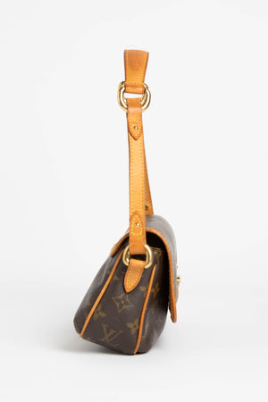 Louis+Vuitton+Tikal+Shoulder+Bag+PM+Brown+Canvas+Leather+Monogram for sale  online