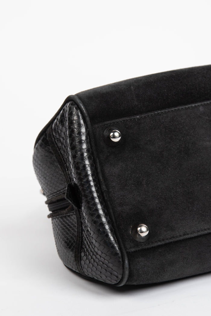 RARE 2000s Christian Dior Black Gambler Dice Shoulder Bag