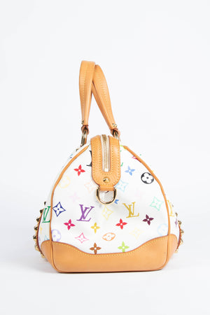 Vintage Louis Vuitton x Takashi Murakami White Courtney MM Crossbody Bag