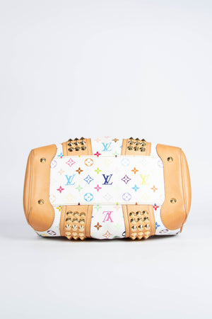 Vintage Louis Vuitton x Takashi Murakami White Courtney MM Crossbody Bag