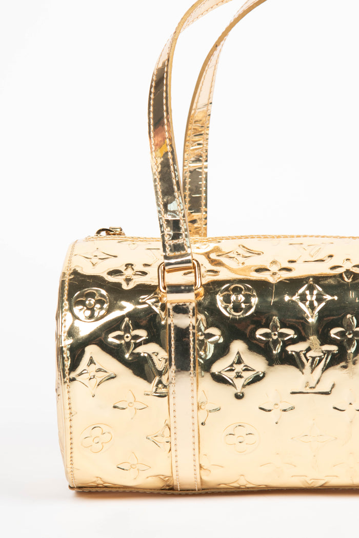 RARE 2000s Louis Vuitton Miroir Gold Monogram Papillon