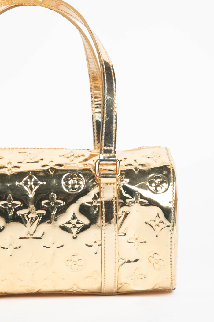 RARE 2000s Louis Vuitton Miroir Gold Monogram Papillon