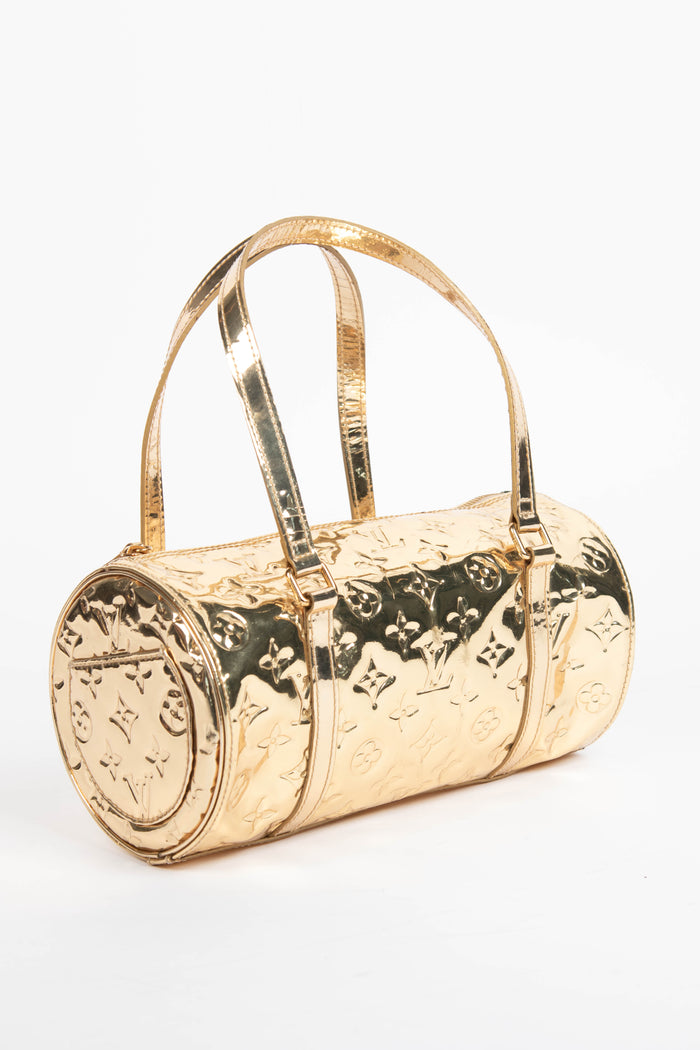 RARE 2000s Louis Vuitton Miroir Gold Monogram Papillon