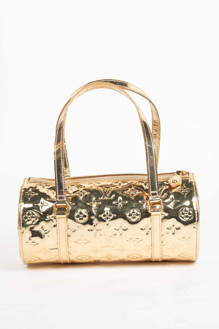 RARE 2000s Louis Vuitton Miroir Gold Monogram Papillon