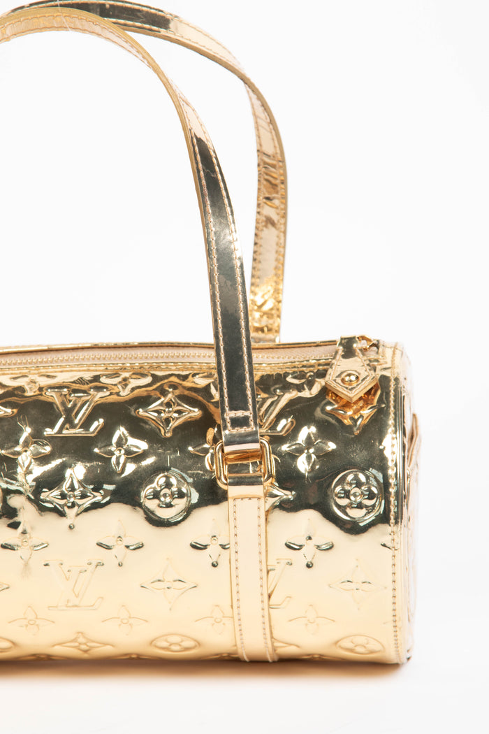 RARE 2000s Louis Vuitton Miroir Gold Monogram Papillon