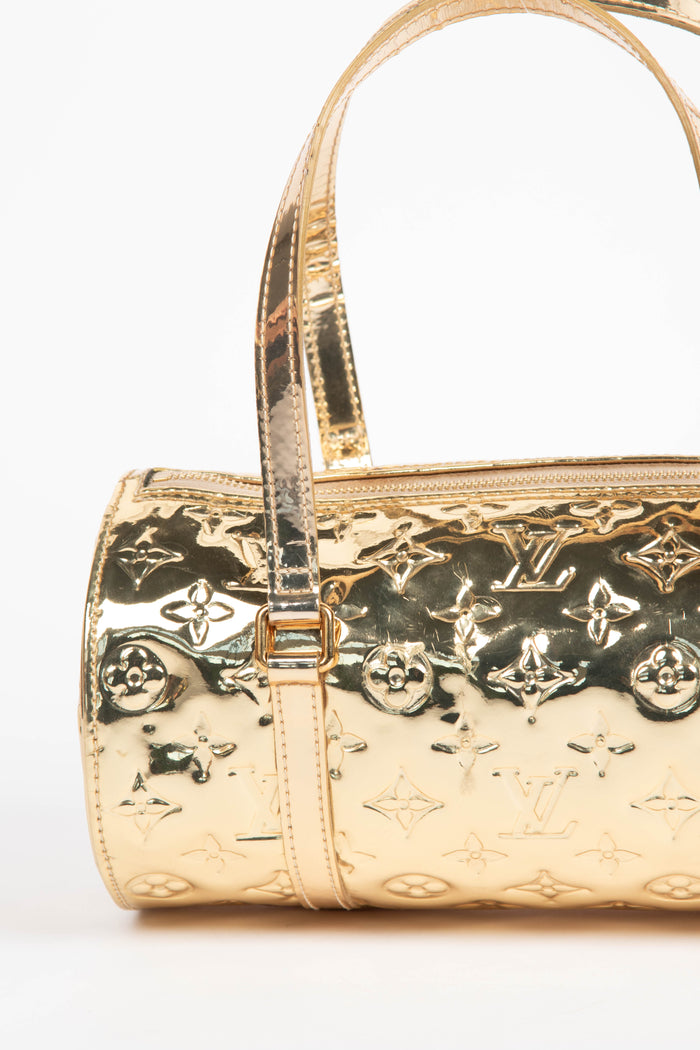 RARE 2000s Louis Vuitton Miroir Gold Monogram Papillon