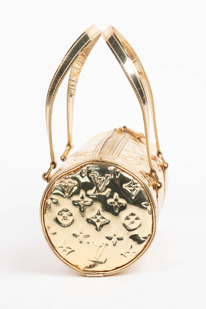 RARE 2000s Louis Vuitton Miroir Gold Monogram Papillon
