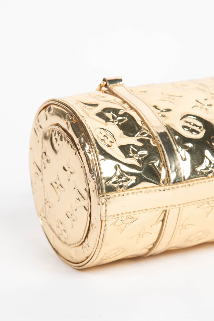 RARE 2000s Louis Vuitton Miroir Gold Monogram Papillon