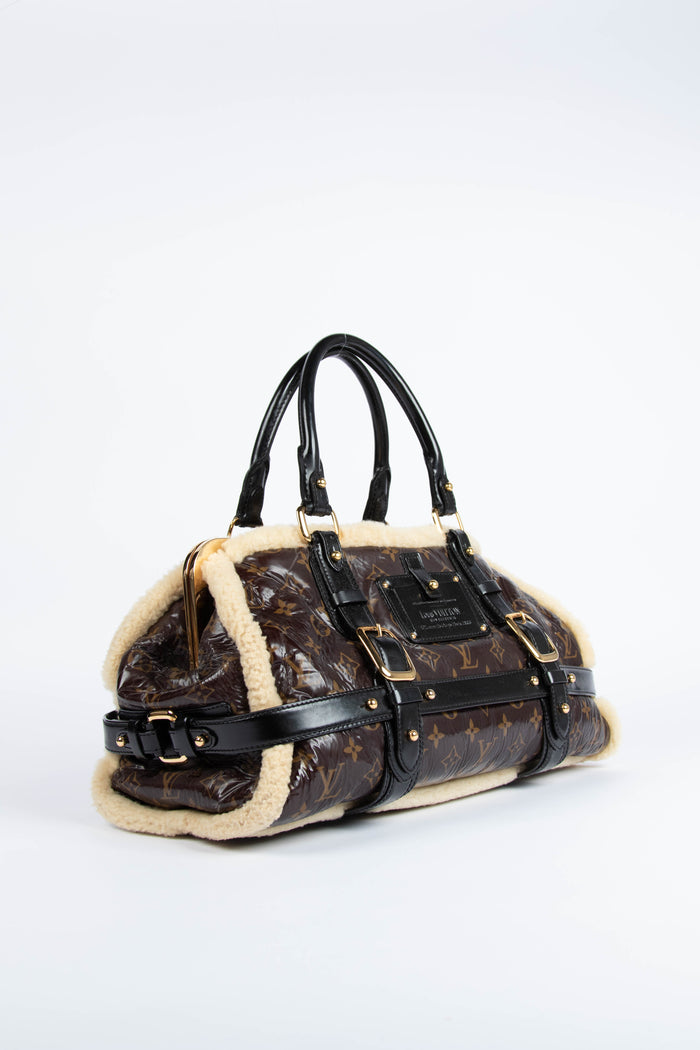 2007 Limited Edition Louis Vuitton Shearling Storm Tote Bag