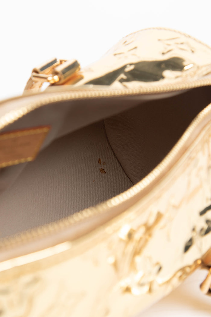 RARE 2000s Louis Vuitton Miroir Gold Monogram Papillon