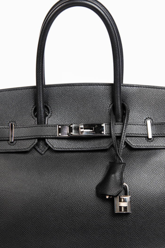 2008 Hermès Black Epsom Leather Birkin 30cm with PHW