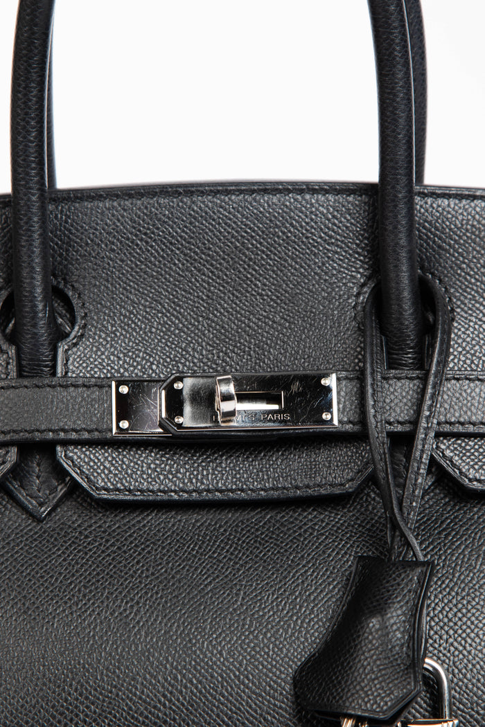 2008 Hermès Black Epsom Leather Birkin 30cm with PHW
