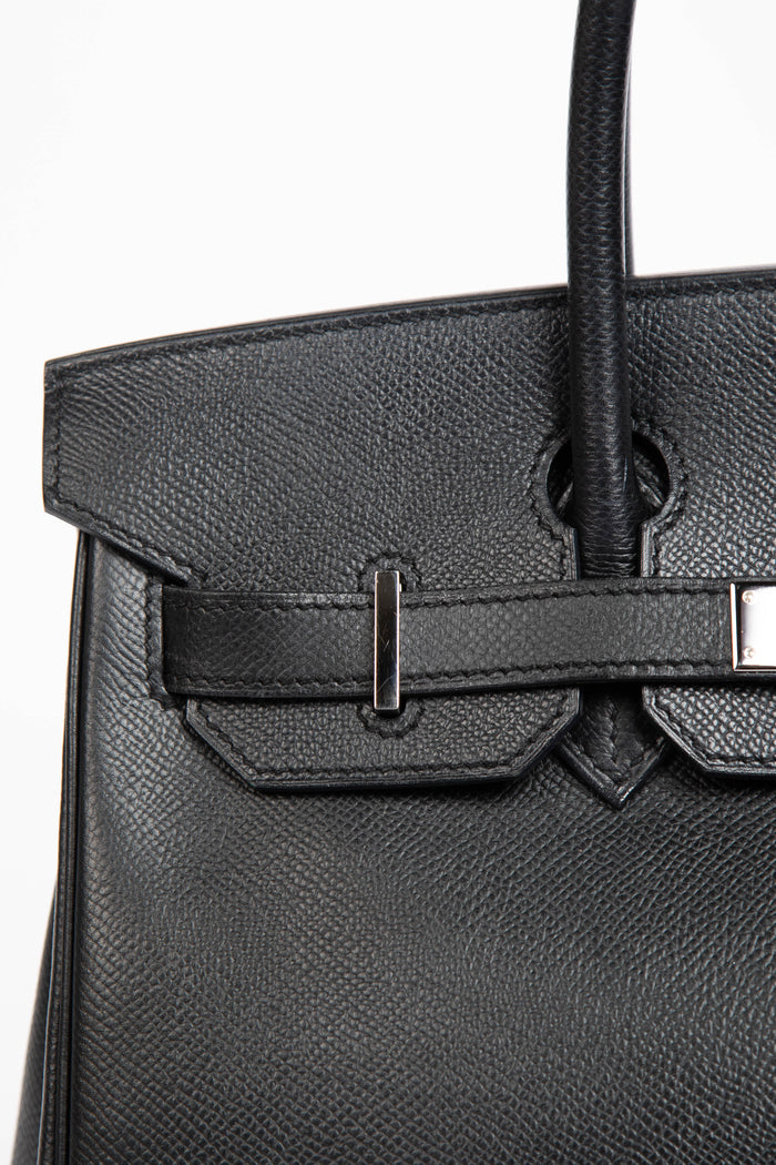 2008 Hermès Black Epsom Leather Birkin 30cm with PHW