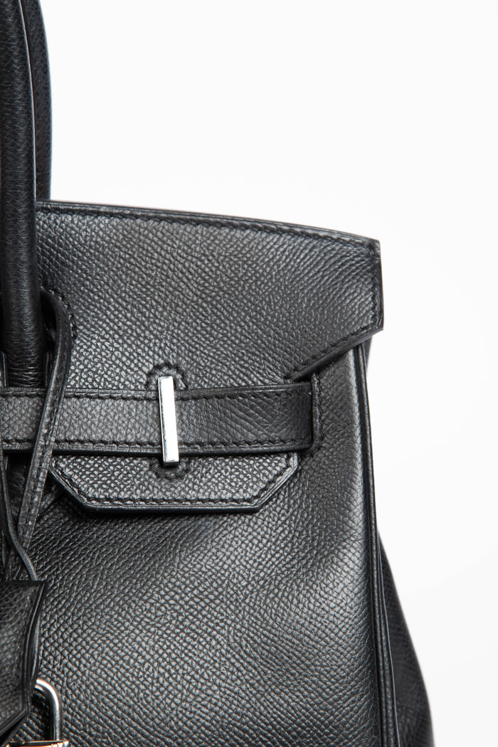 2008 Hermès Black Epsom Leather Birkin 30cm with PHW