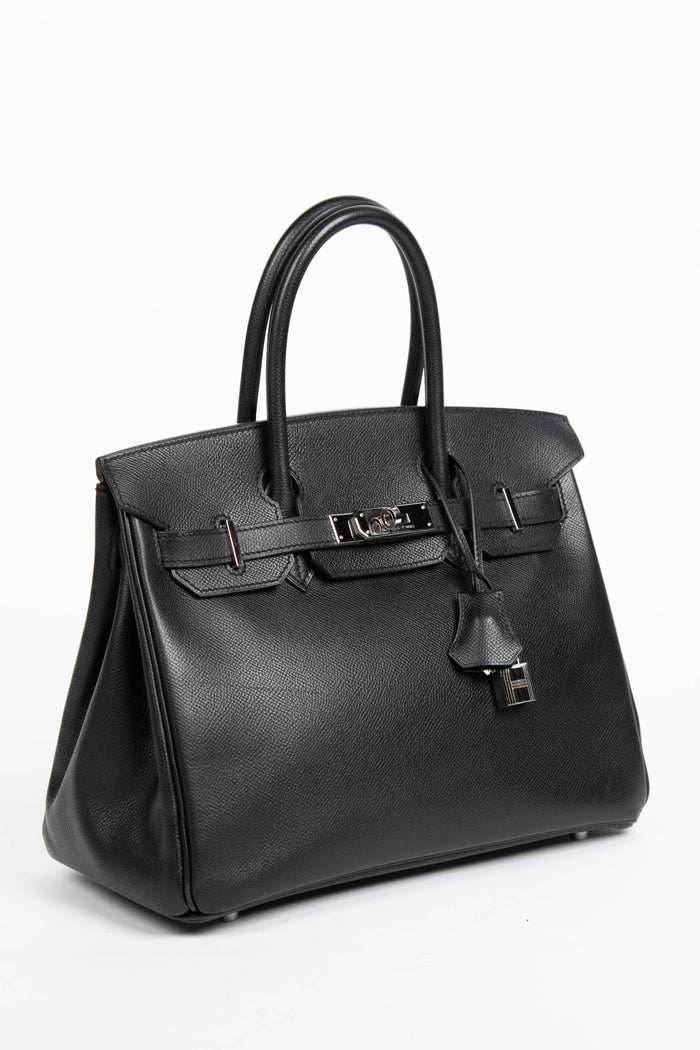 2008 Hermès Black Epsom Leather Birkin 30cm with PHW