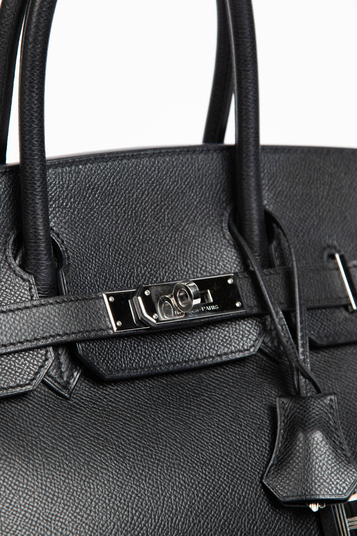 2008 Hermès Black Epsom Leather Birkin 30cm with PHW