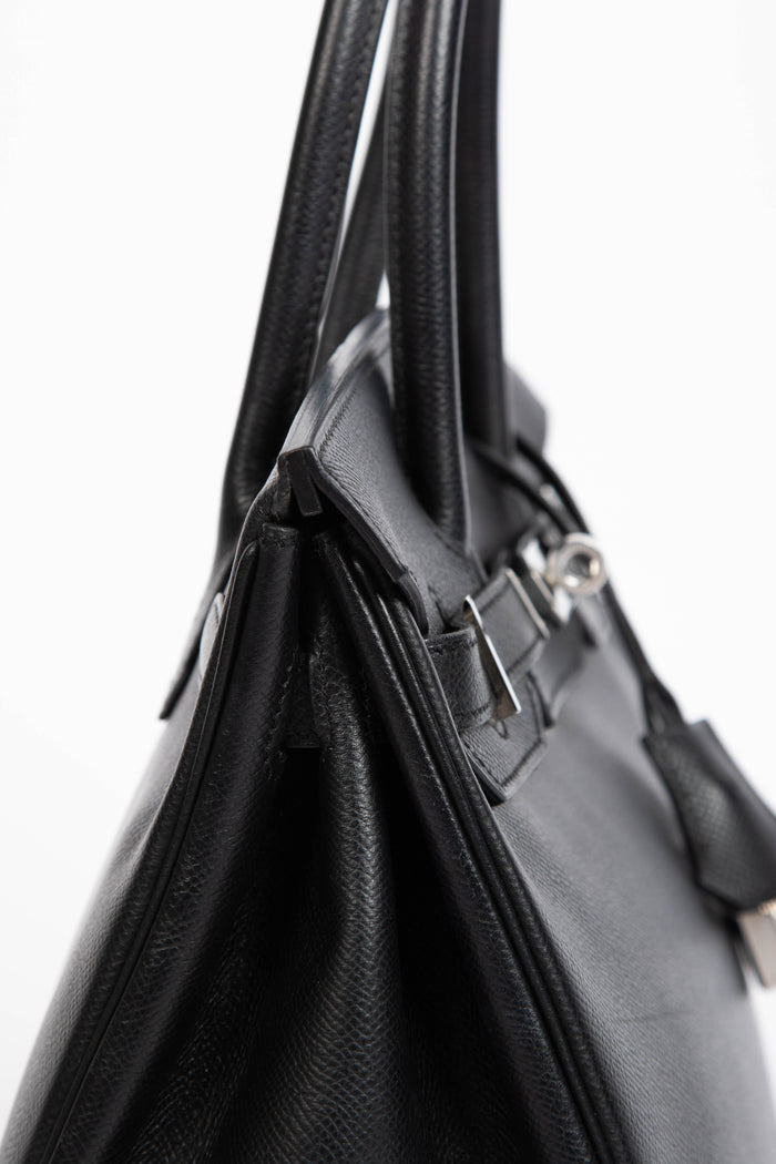 2008 Hermès Black Epsom Leather Birkin 30cm with PHW