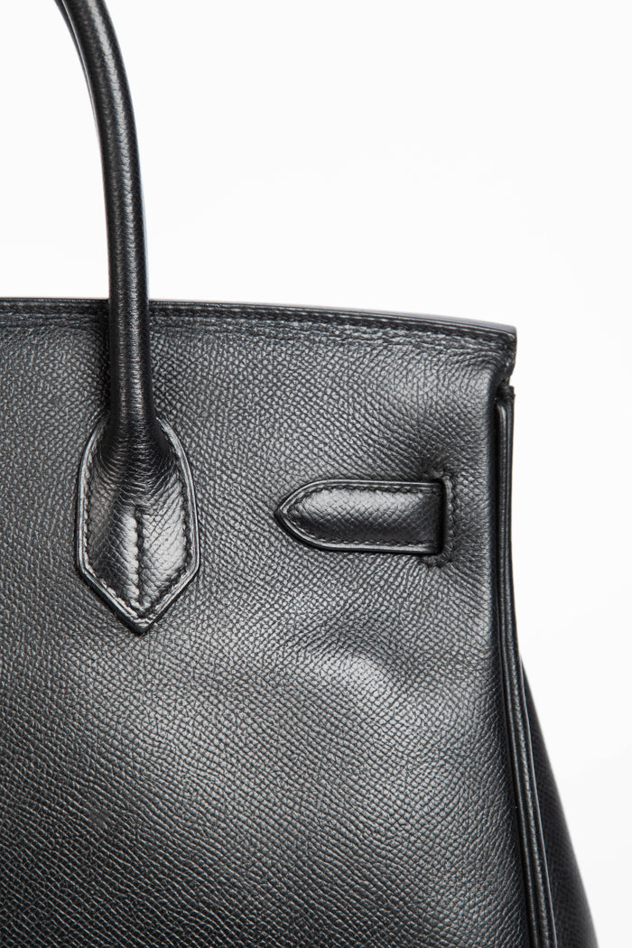 2008 Hermès Black Epsom Leather Birkin 30cm with PHW