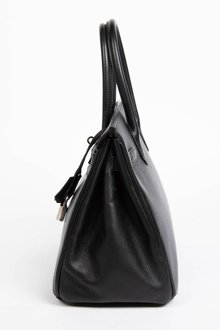 2008 Hermès Black Epsom Leather Birkin 30cm with PHW
