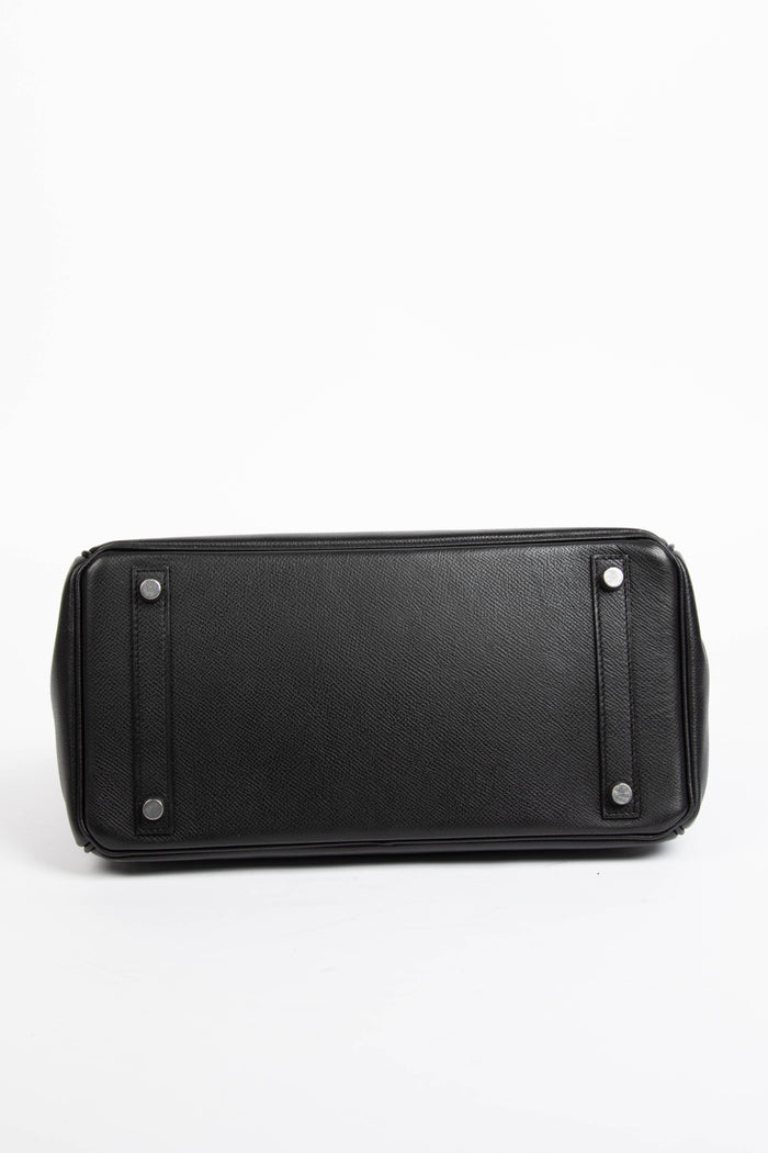 2008 Hermès Black Epsom Leather Birkin 30cm with PHW