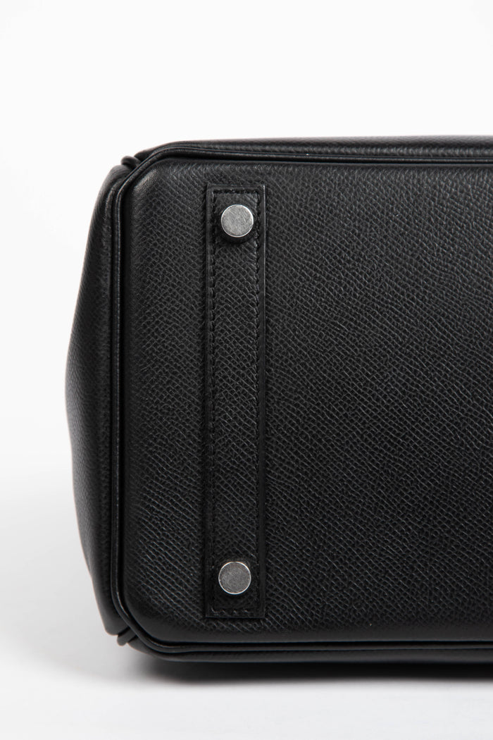 2008 Hermès Black Epsom Leather Birkin 30cm with PHW
