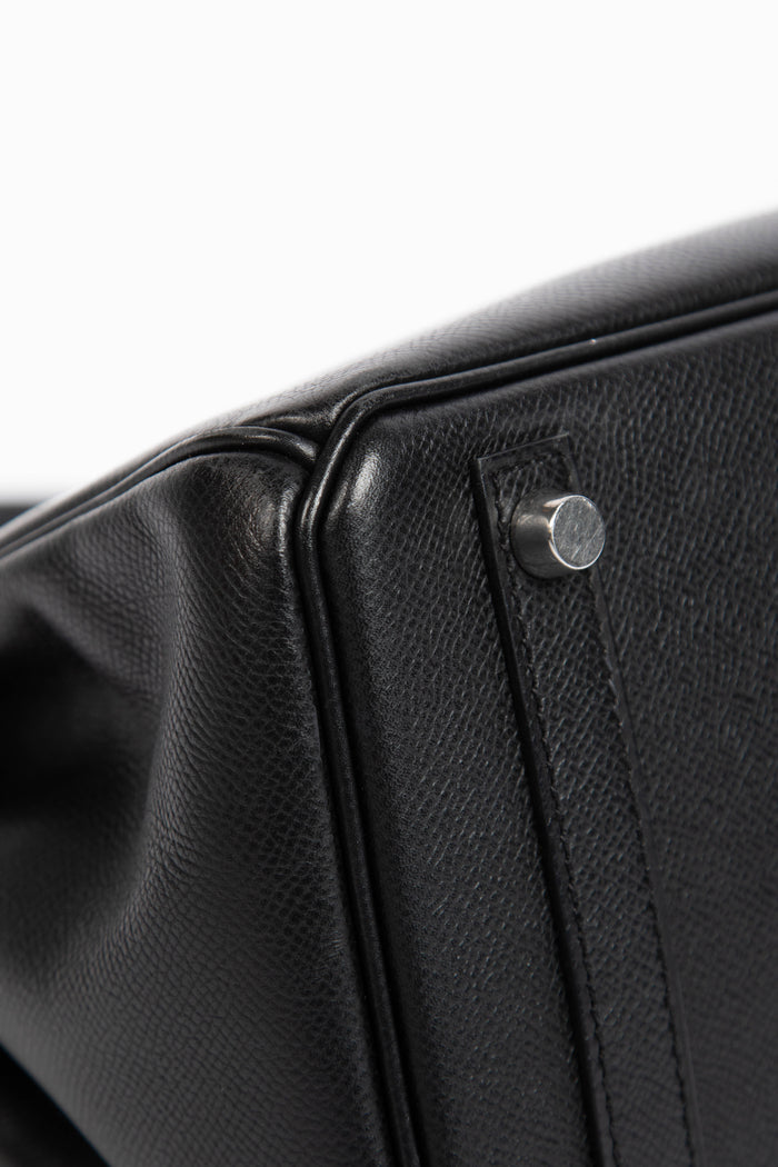 2008 Hermès Black Epsom Leather Birkin 30cm with PHW