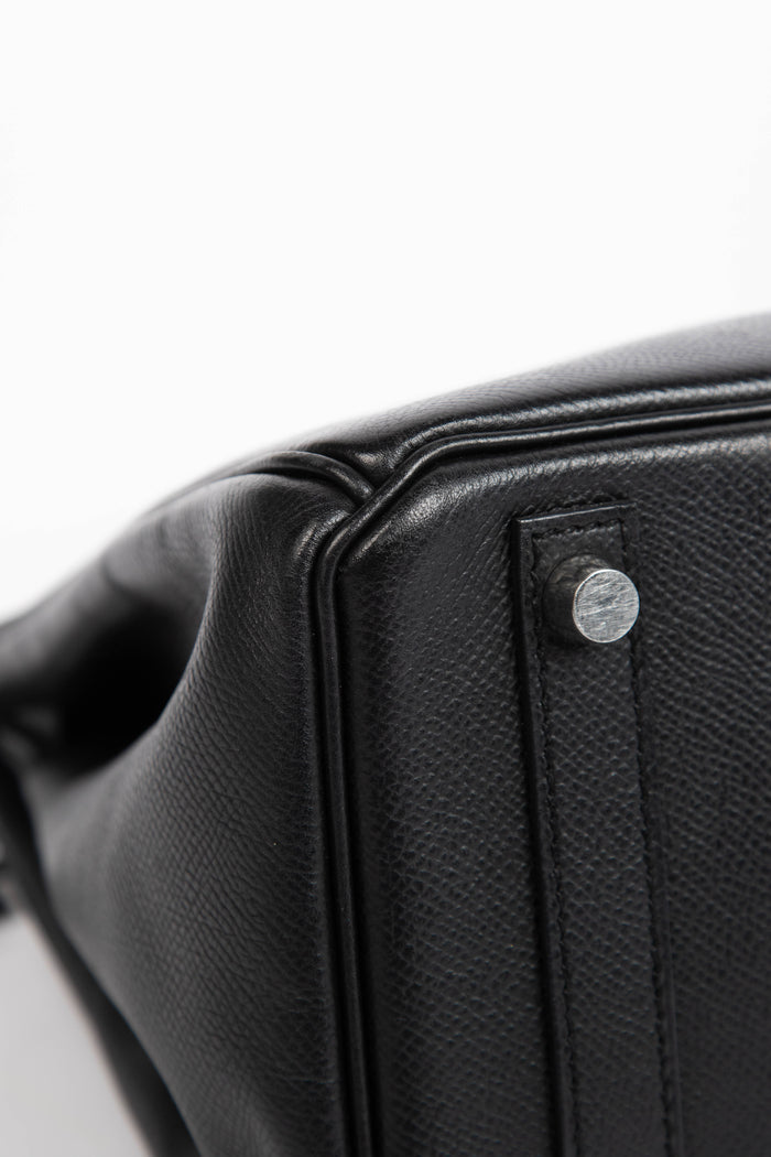 2008 Hermès Black Epsom Leather Birkin 30cm with PHW