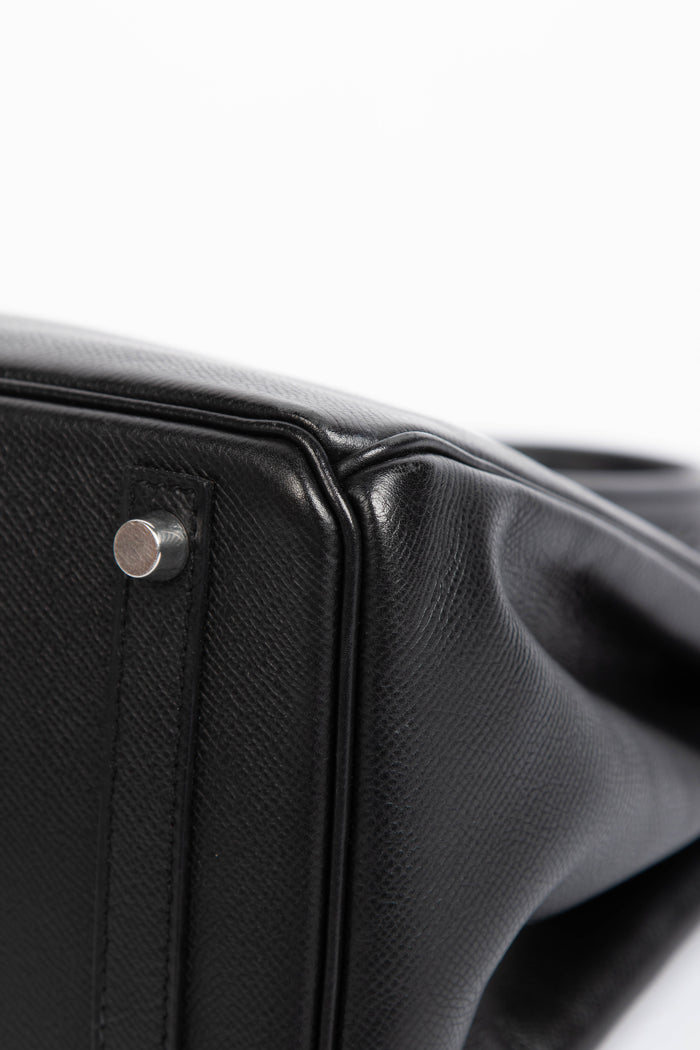 2008 Hermès Black Epsom Leather Birkin 30cm with PHW