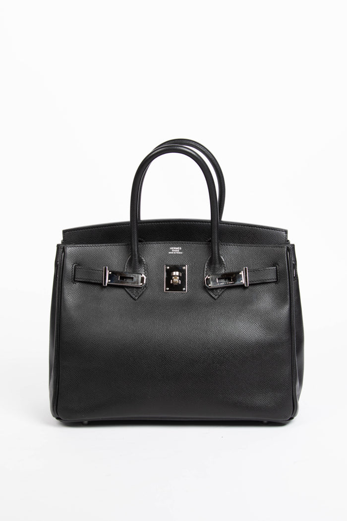2008 Hermès Black Epsom Leather Birkin 30cm with PHW