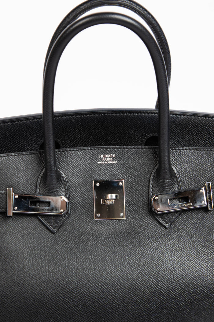 2008 Hermès Black Epsom Leather Birkin 30cm with PHW