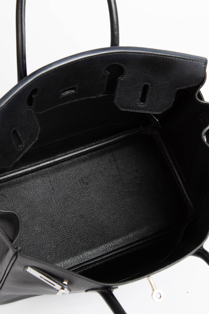 2008 Hermès Black Epsom Leather Birkin 30cm with PHW