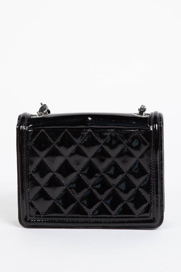 2010s Chanel Pink and Black Plexiglass and Leather Boy Brick Flap Bag
