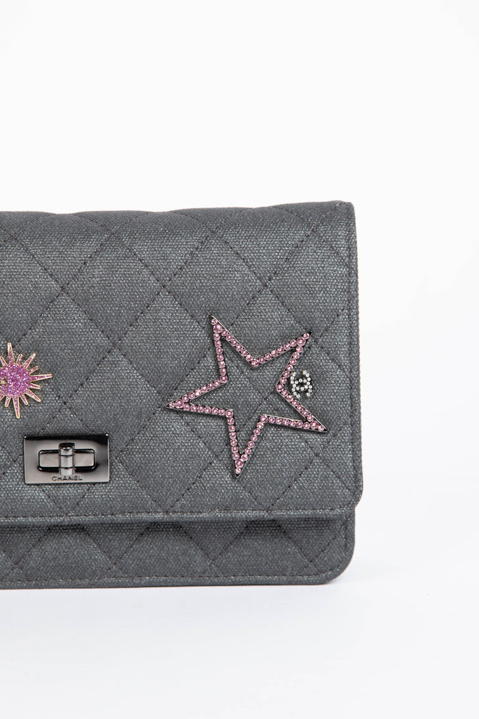 2018 Chanel Space Charm Reissue Wallet On Chain