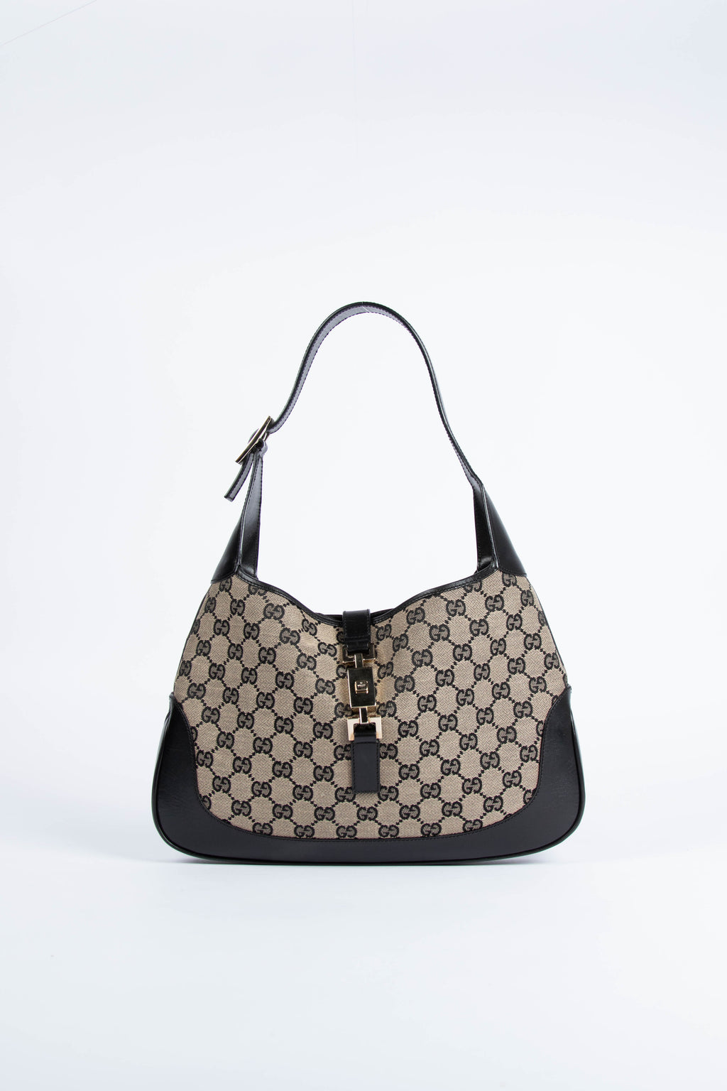 Vintage Gucci GG Monogram Canvas Jackie Bag