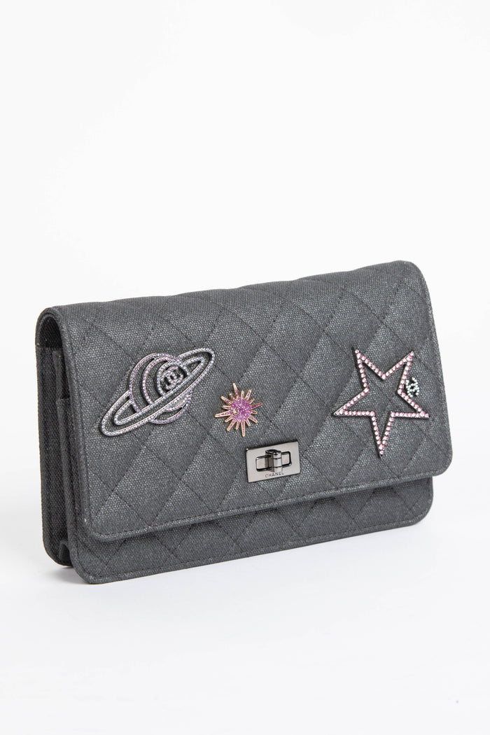 2018 Chanel Space Charm Reissue Wallet On Chain