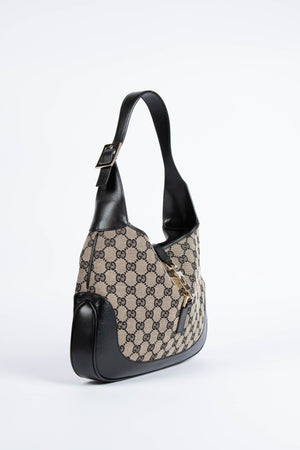 Vintage Gucci GG Monogram Canvas Jackie Bag