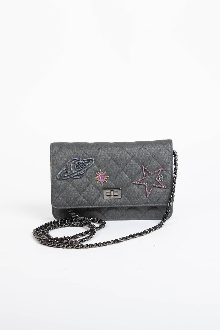 2018 Chanel Space Charm Reissue Wallet On Chain