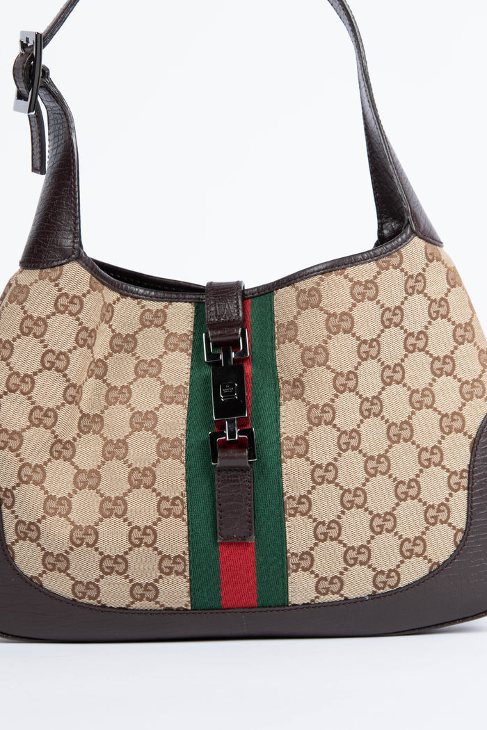 Vintage Gucci Classic GG Monogram Jackie Bag