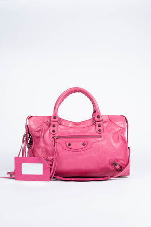 2000s Balenciaga Pink City Bag