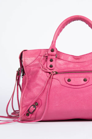 2000s Balenciaga Pink City Bag