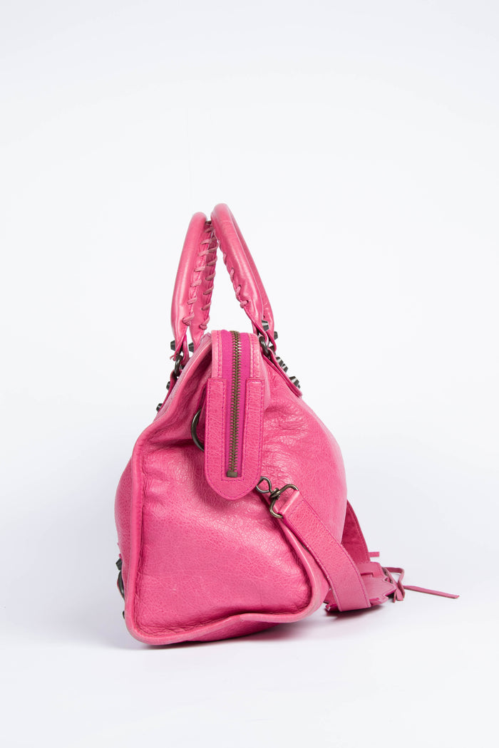 2000s Balenciaga Pink City Bag