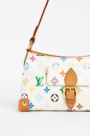 RARE Louis Vuitton x Takashi Murakami Multicolour Eliza Shoulder Bag