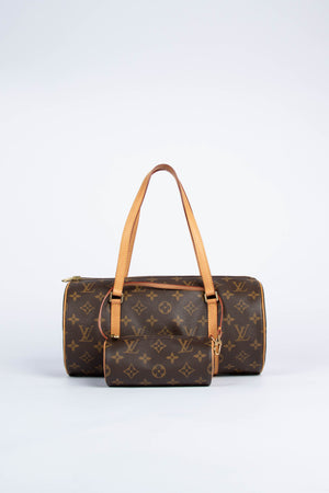 2000s Louis Vuitton Monogram Papillon 30cm Shoulder Bag